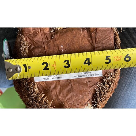 Pier 1 Rustic 12" Decorative Easter Bunny W/Green Ribbon Spring - Picture 7 of 7